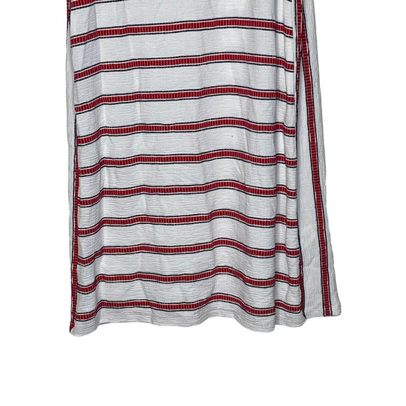 Max Studio Striped Ribbed Stretch Tank Dress‎ Sleeveless Scoop Neck Women Small - Picture 3 of 8
